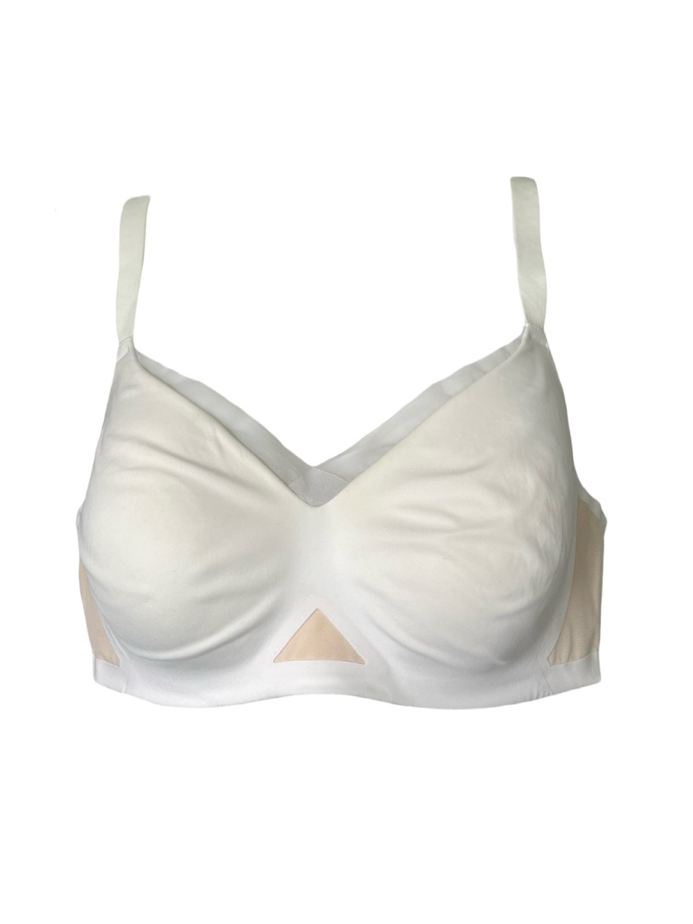 Honeylove White Crossover Wireless Bra Classic Womens Size 40C